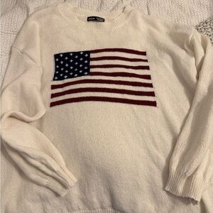 SHEIN flag sweater NWOT